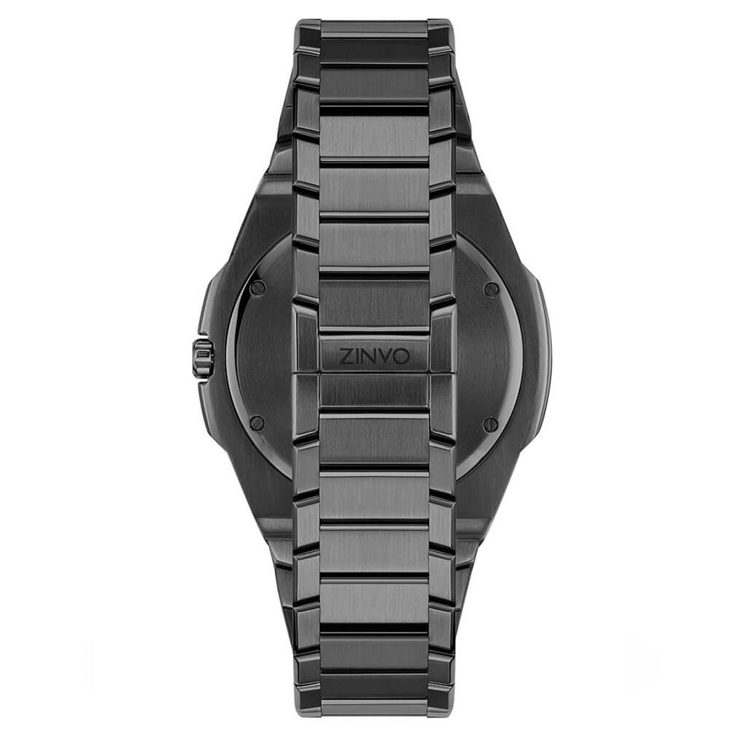 Rival Gunmetal Quartz Men's Watch With Additional Strap - 100-03