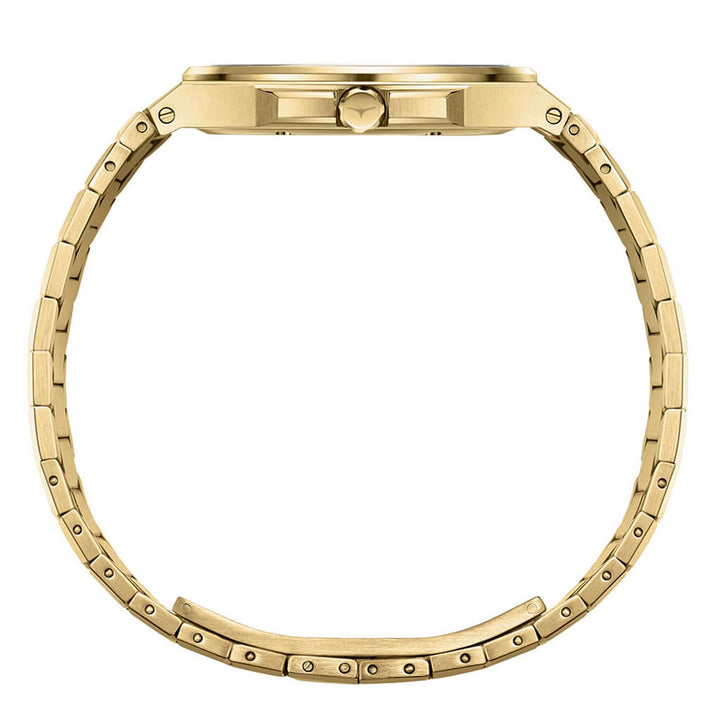 Rival Gold Quartz Men's Watch With Additional Strap - 100-05