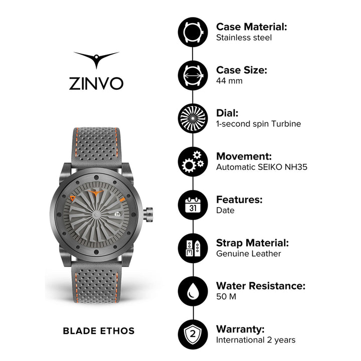 Blade Ethos Automatic Men's Watch -  140