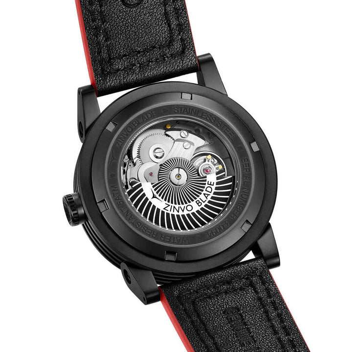 Automatic Black Turbine Dial Men's Watch - 142