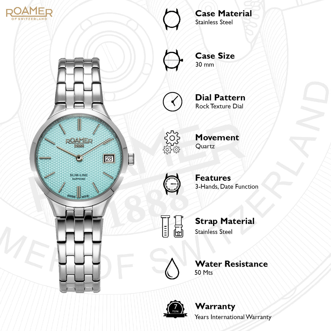 Slim-Line Classic Ladies Quartz Women's Watch -  512857 41 05 20