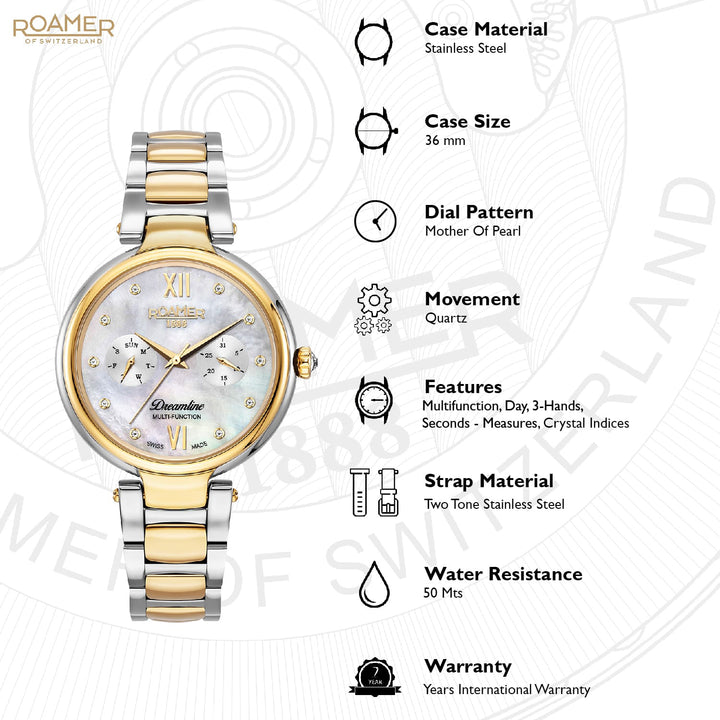 Dreamline Multifunction Quartz Women's Watch -  600821 48 29 50