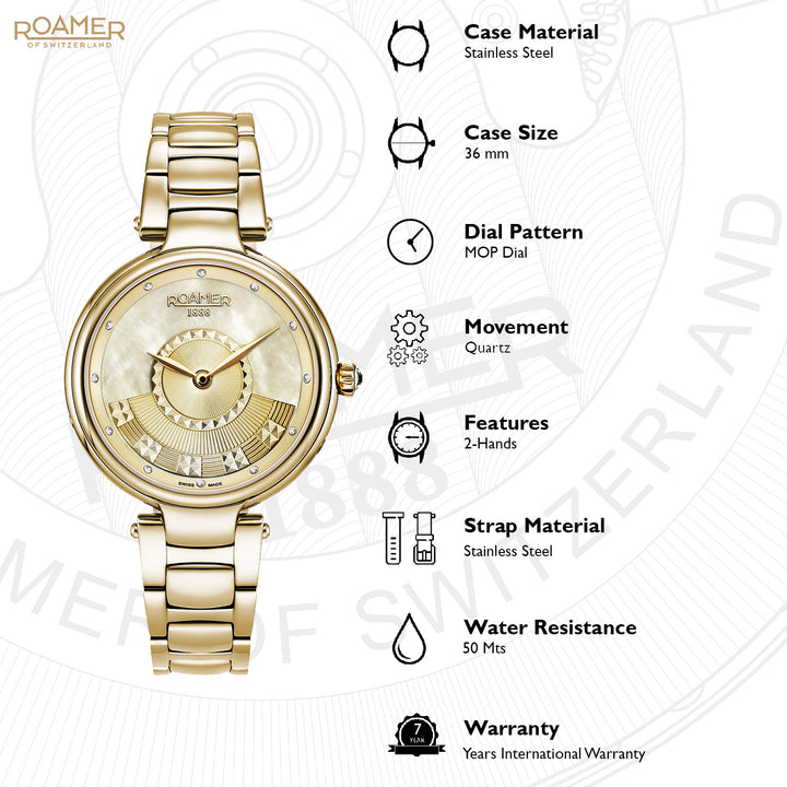 Lady Mermaid Quartz MOP Women's Watch -  602857 48 30 50