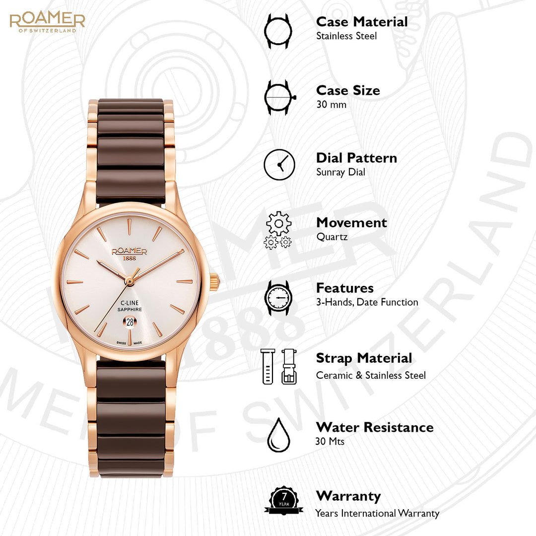 C-Line Quartz Women's Watch -  658844 49 35 63