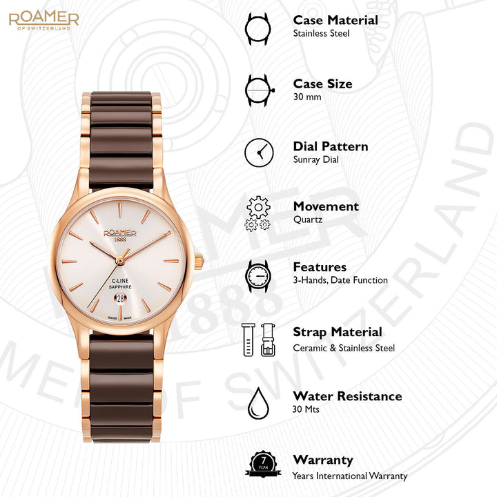 C-Line Quartz Women's Watch -  658844 49 35 63