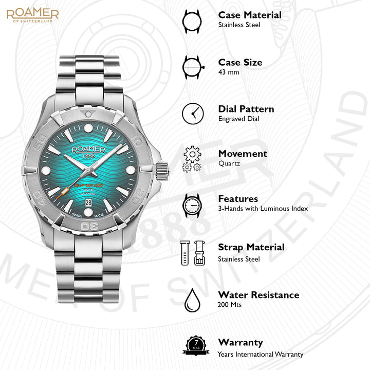 Deep Sea 200 Quartz Men's Watch -  860833 41 05 70