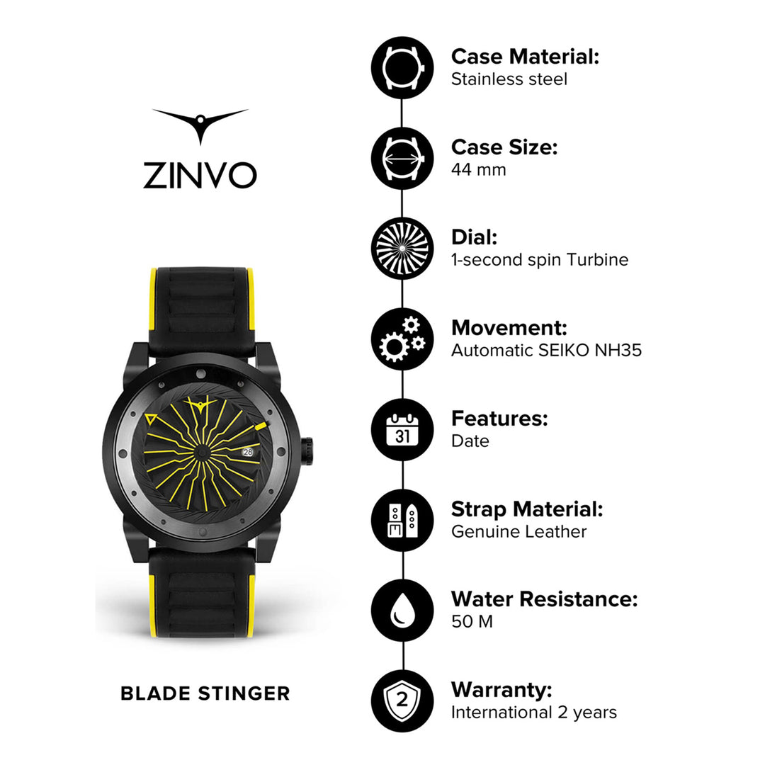 Blade Stinger Automatic Men's Watch -  888