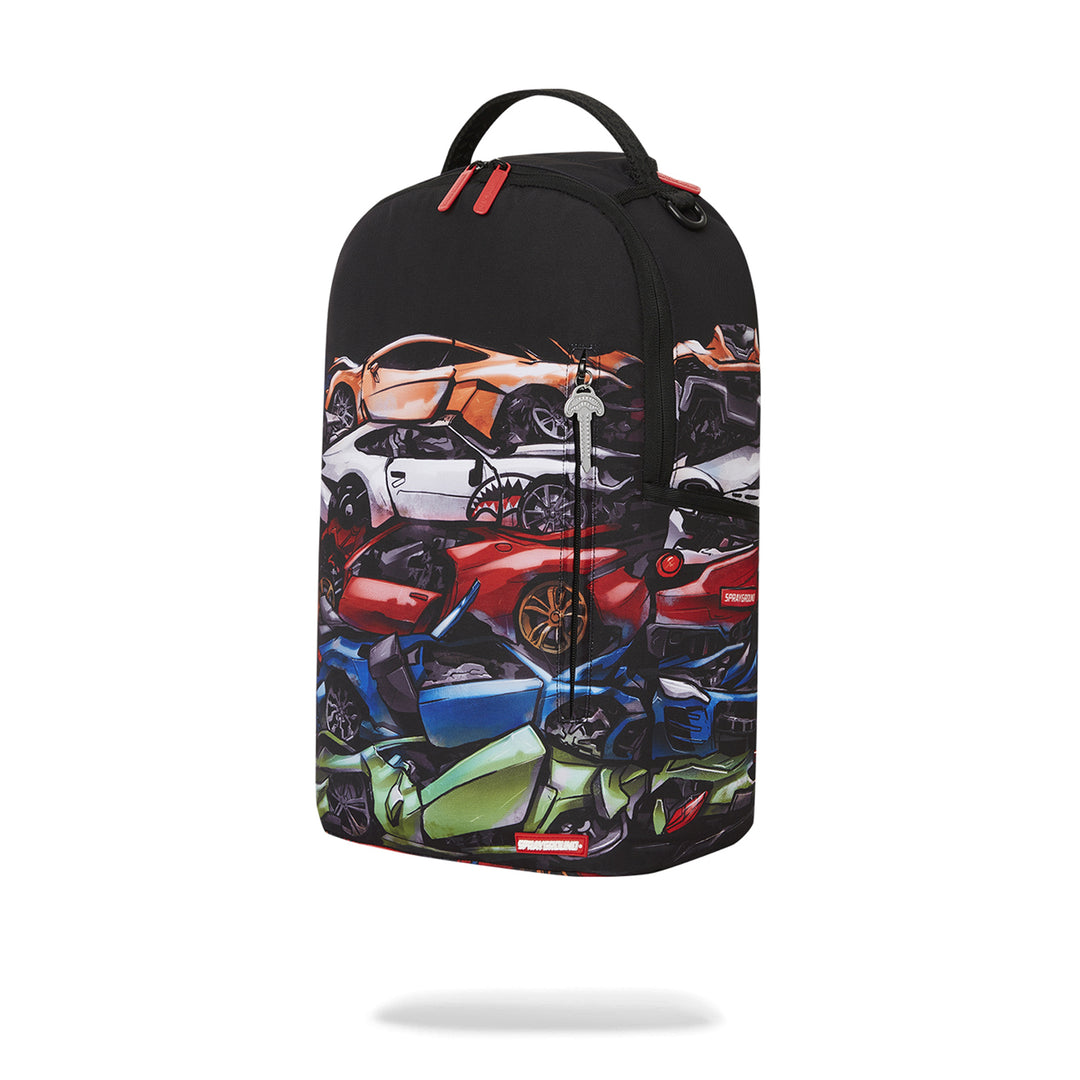 Limited Edition Crushed Sports Cars DLXSR Backpack For Unisex - 910B1446NSZ
