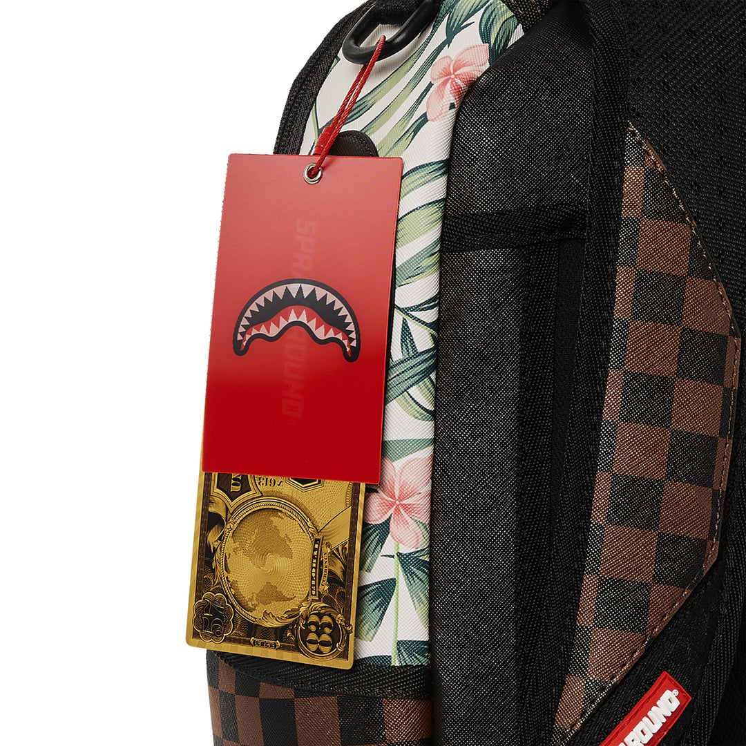 Limited Edition Tropical Floral Sip DLXSV Backpack For Women - 910B4274NSZ