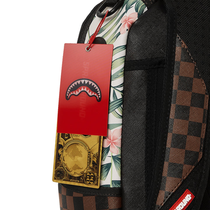 Limited Edition Tropical Floral Sip DLXSV Backpack For Women - 910B4274NSZ