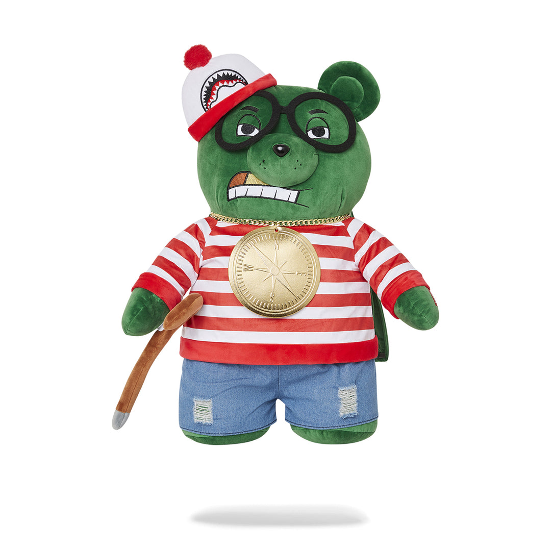 Limited Edition Wheres Waldo Money Bear Backpack With Walking Stick For Unisex - 910B5142NSZ