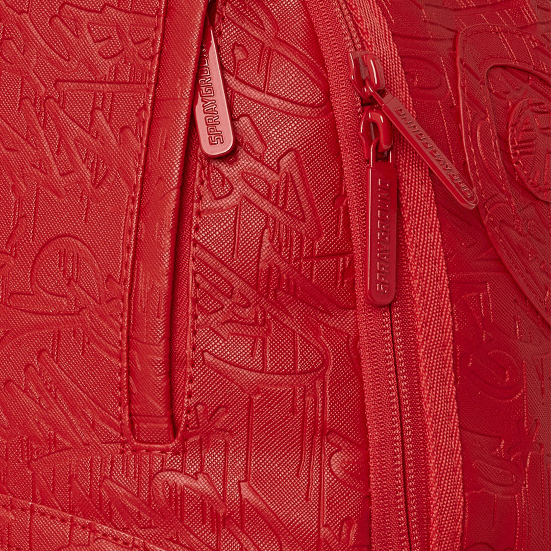 Limited Edition Red Scribble Backpack For Unisex - 910B5367NSZ