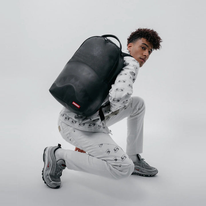 Limited Edition Shark Central: 2.0: Black On Black DLXSV Backpack For Unisex - 910B5443NSZ