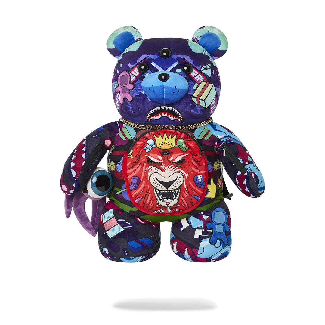 Limited Edition Astro Psycho Bear Backpack With Monster Eye For Unisex - 910B5490NSZ