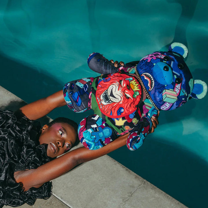 Limited Edition Astro Psycho Bear Backpack With Monster Eye For Unisex - 910B5490NSZ