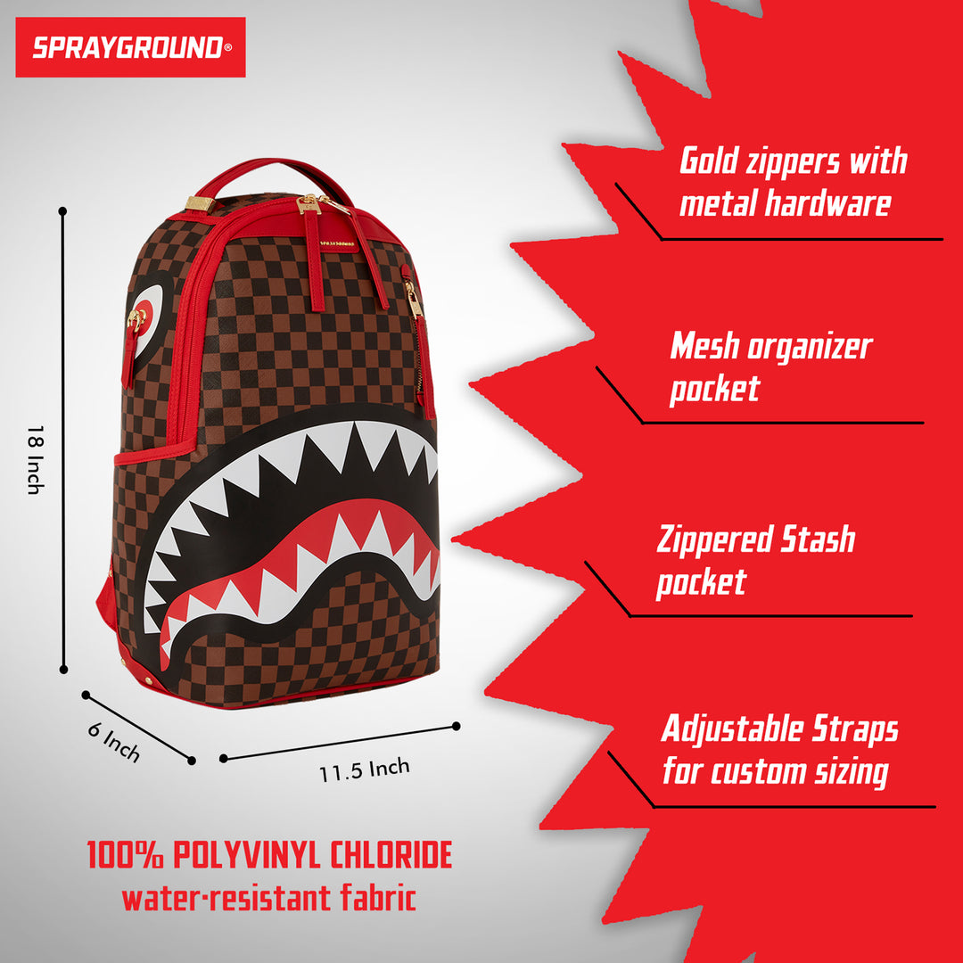 Limited Edition Red Sharks In Paris DLXSV Backpack For Unisex - 910B5501NSZ