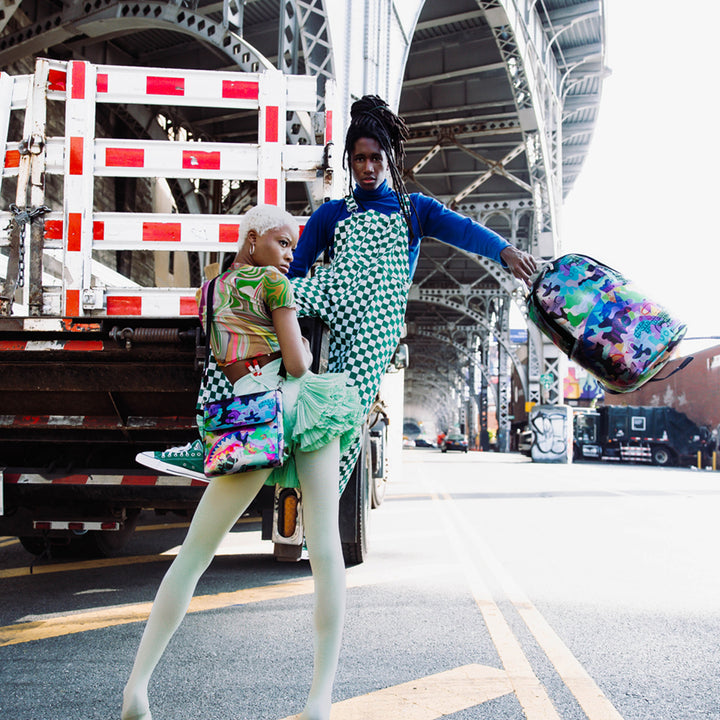 Limited Edition Neon Money Camo Backpack For Unisex - 910B5712NSZ