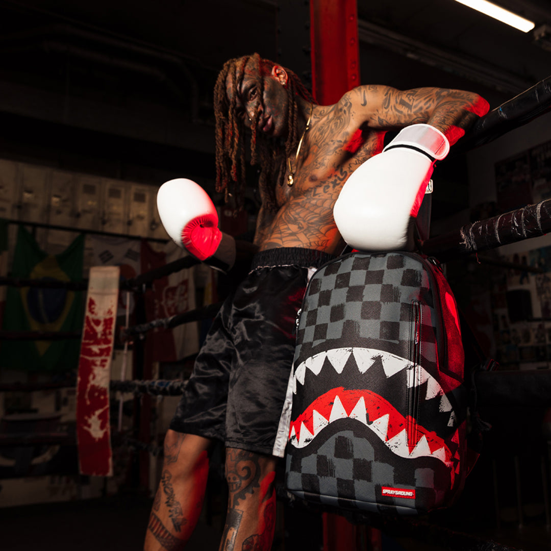 Limited Edition Sharks In Paris Paint Grey Dlxsv Backpack For Unisex - 910B5825NSZ