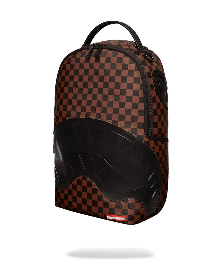 Unisex Limited Edition Brown SHARKS IN PARIS CLEAR FOR TAKEOFF DLXSC BACKPACK
