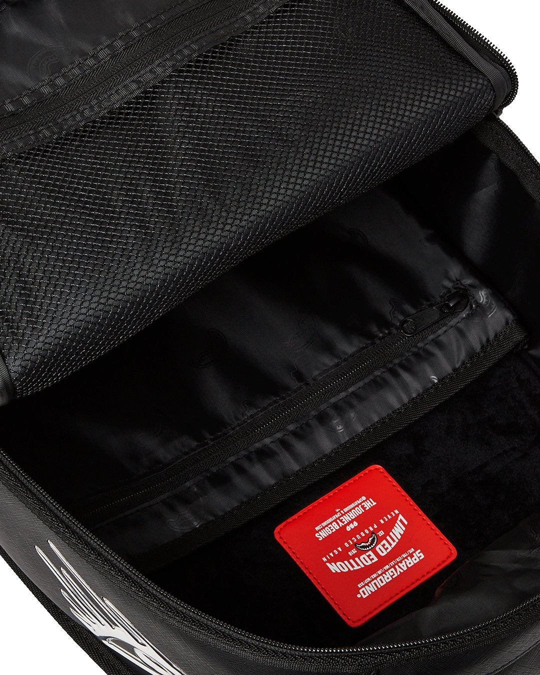 Unisex Limited Edition Black METALLIC TO THE TOUCH EXTRA DRIP BACKPACK