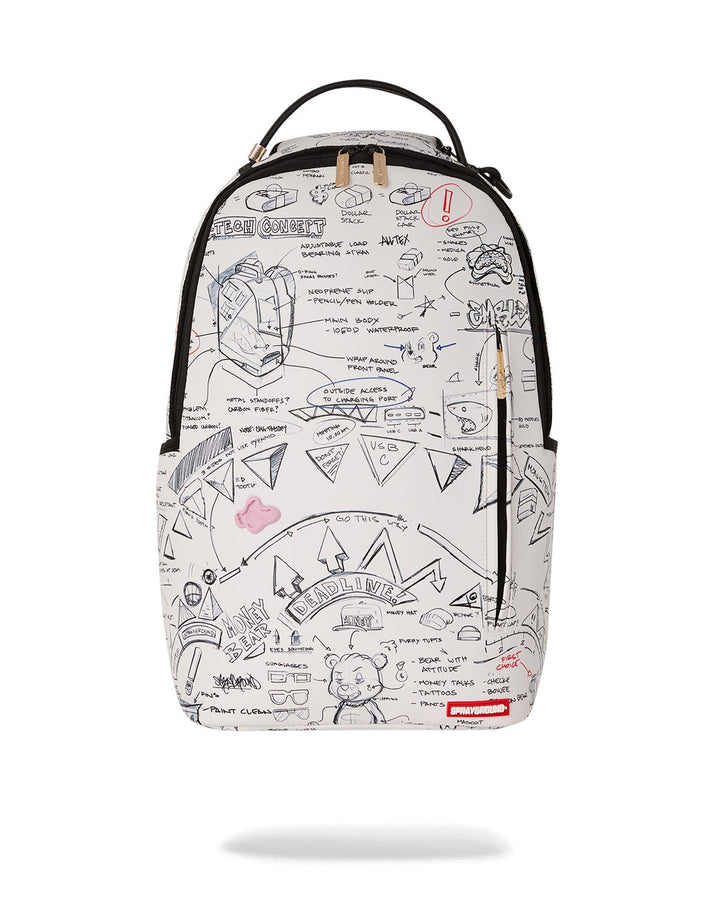 Unisex Limited Edition White THE DAILY DOODLE DLXSV BACKPACK