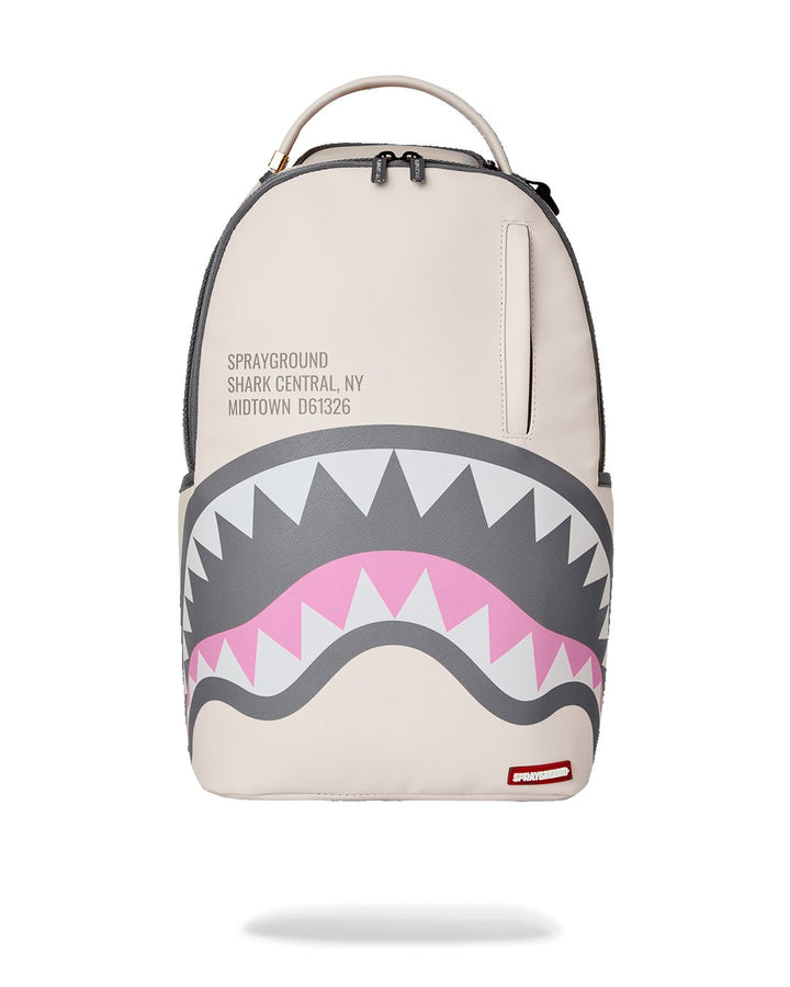 Unisex Limited Edition White SHARK CENTRAL SATURDAYS DLXSV BACKPACK