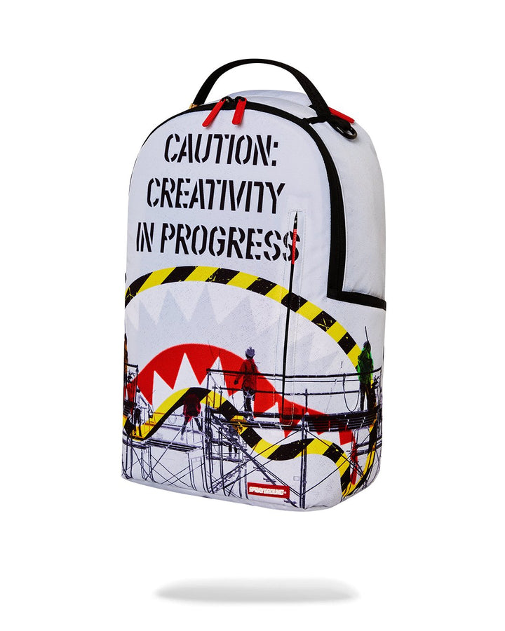 Unisex Limited Edition White CREATIVITY IN PROGRESS DLXSR BACKPACK
