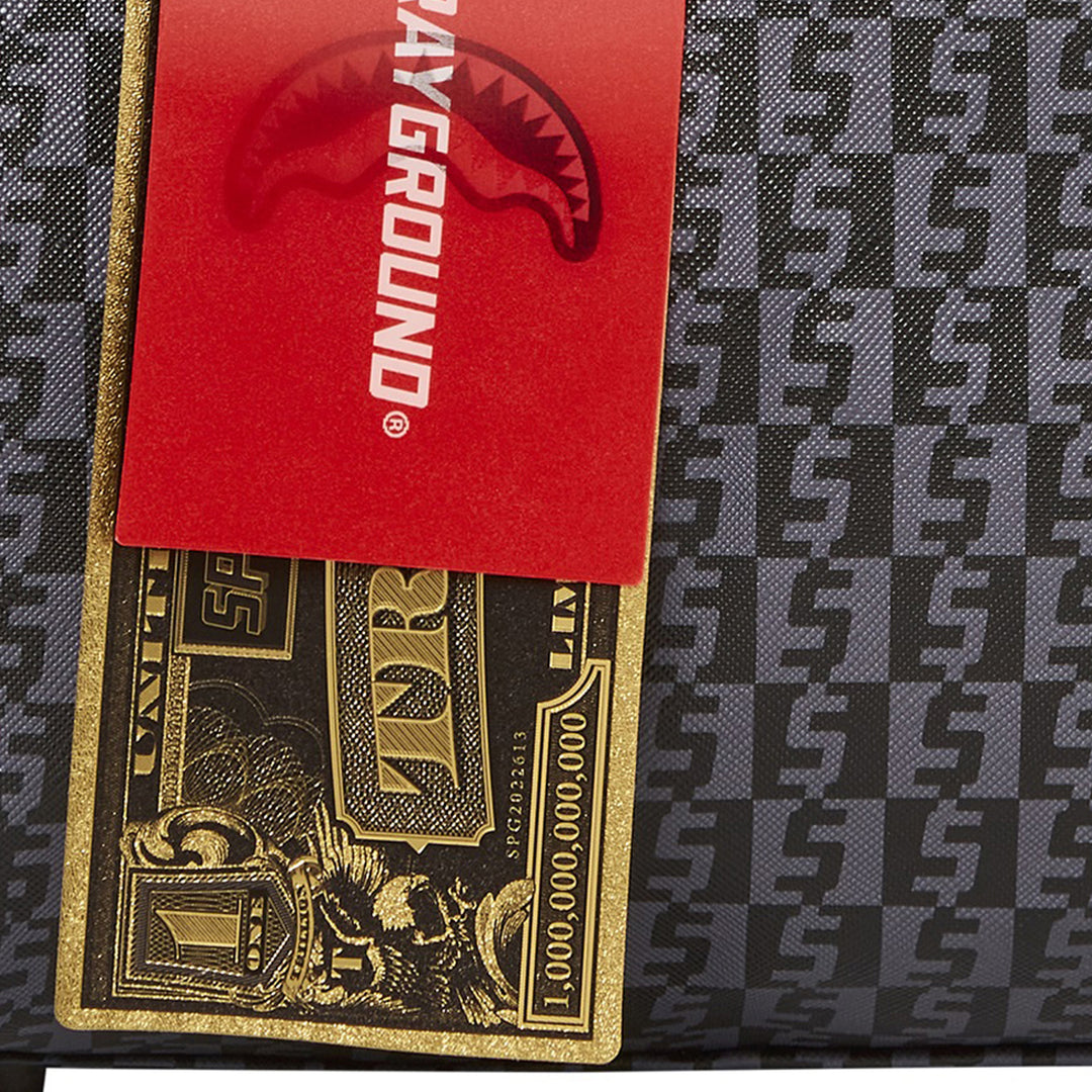 Limited Edition Money Check Grey Mini Duffle - 910D4941NSZ