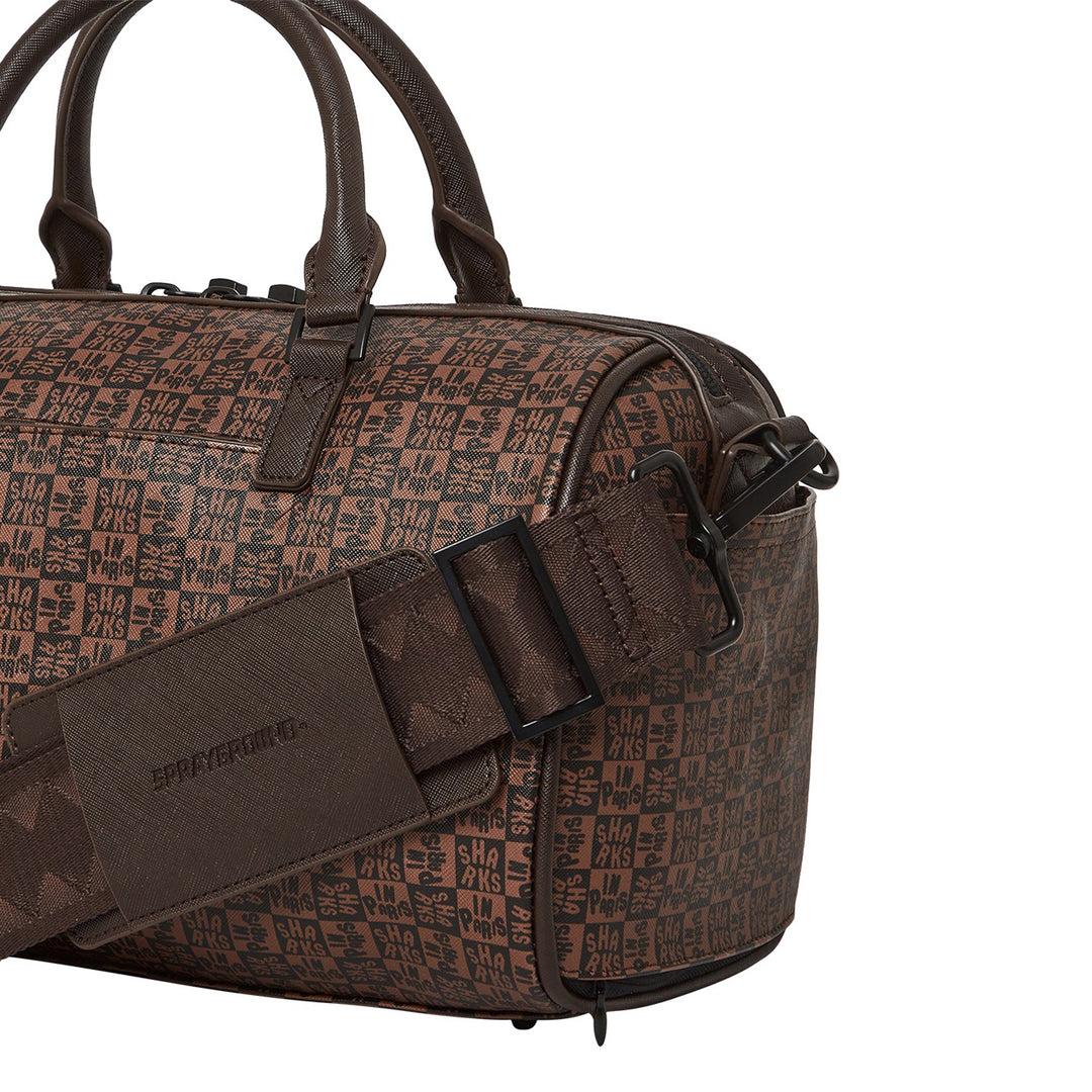 Limited Edition Sharks In Paris Check Mini Duffle - 910D4956NSZ