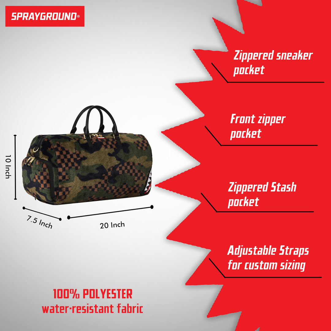 Limited Edition Green 3Am Fur Duffel For Unisex - 910D5745NSZ