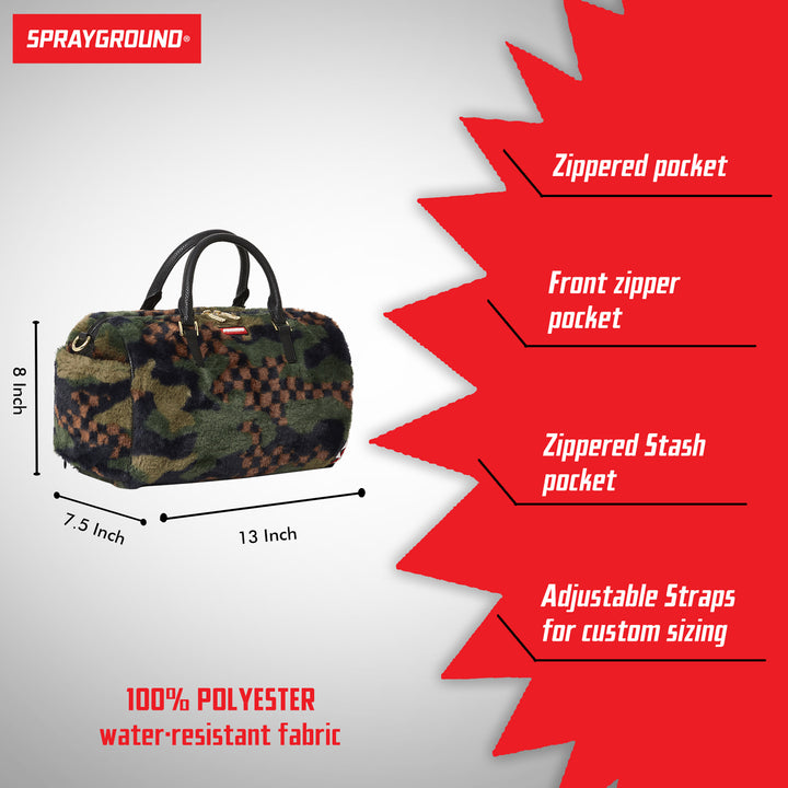 Limited Edition Green 3Am Fur Mini Mini Duffel For Unisex - 910D5746NSZ