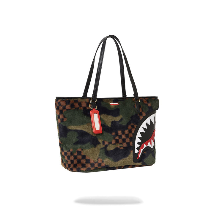 Limited Edition Green 3Am Fur Tote For Women - 910T5748NSZ