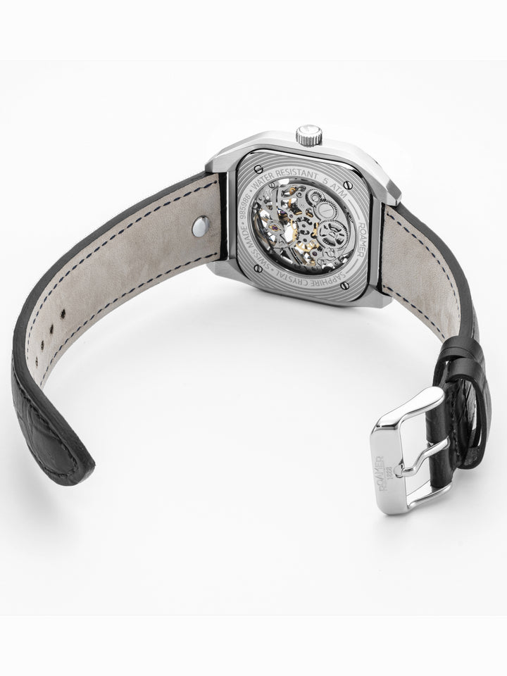Mechano Black Square Dial Men's Watch - 985986 41 85 20