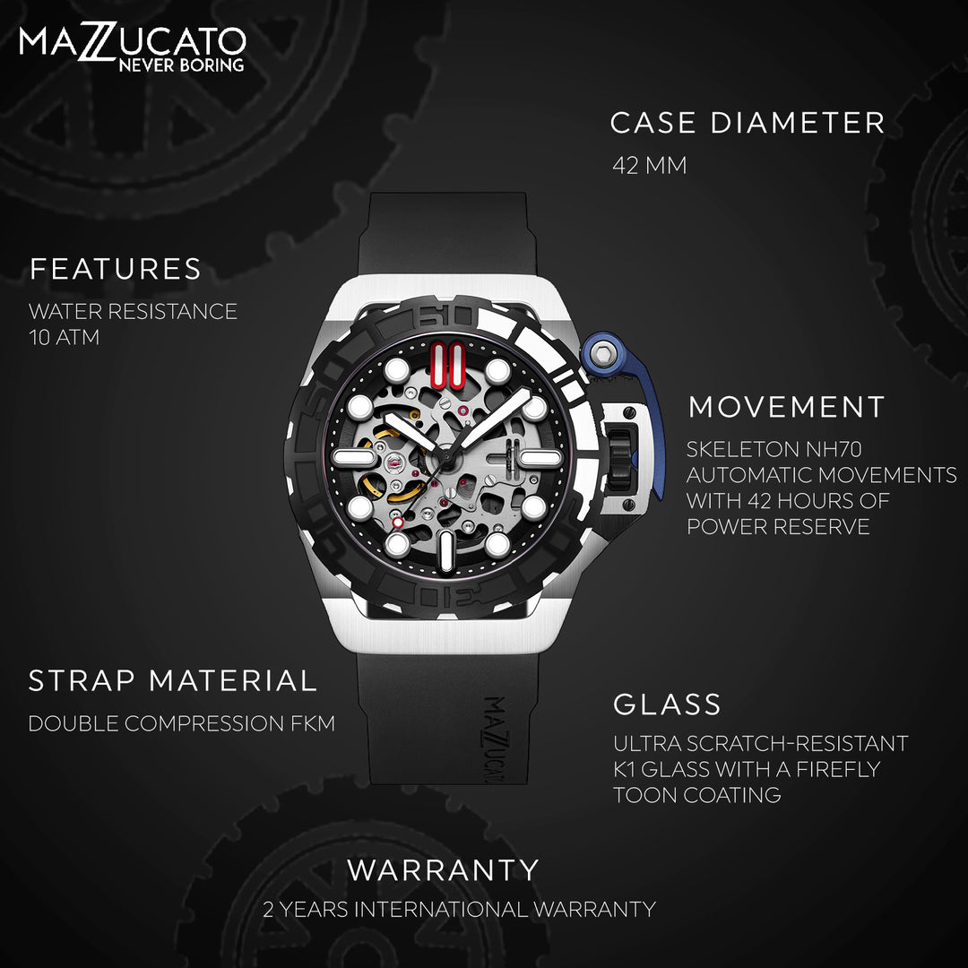 RIM SUB Automatic Men's Watch - DIVER-SK1-BL