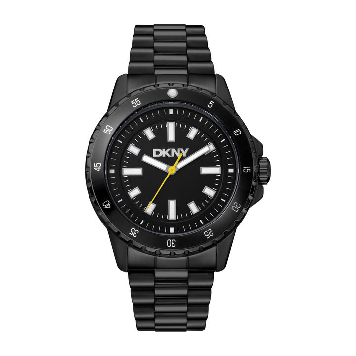 Active Quartz Black Round Dial Men's Watch - DK1G130M0085