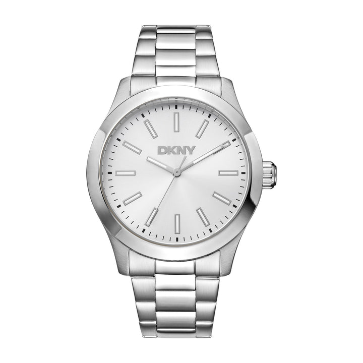 Everyday Quartz Silver Round Dial Men's Watch - DK1G137M0035