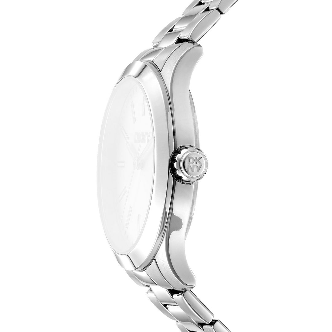 Everyday Quartz Silver Round Dial Men's Watch - DK1G137M0035