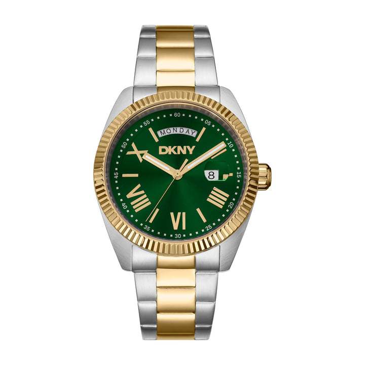 Everyday Quartz Green Round Dial Men's Watch - DK1G141M0075