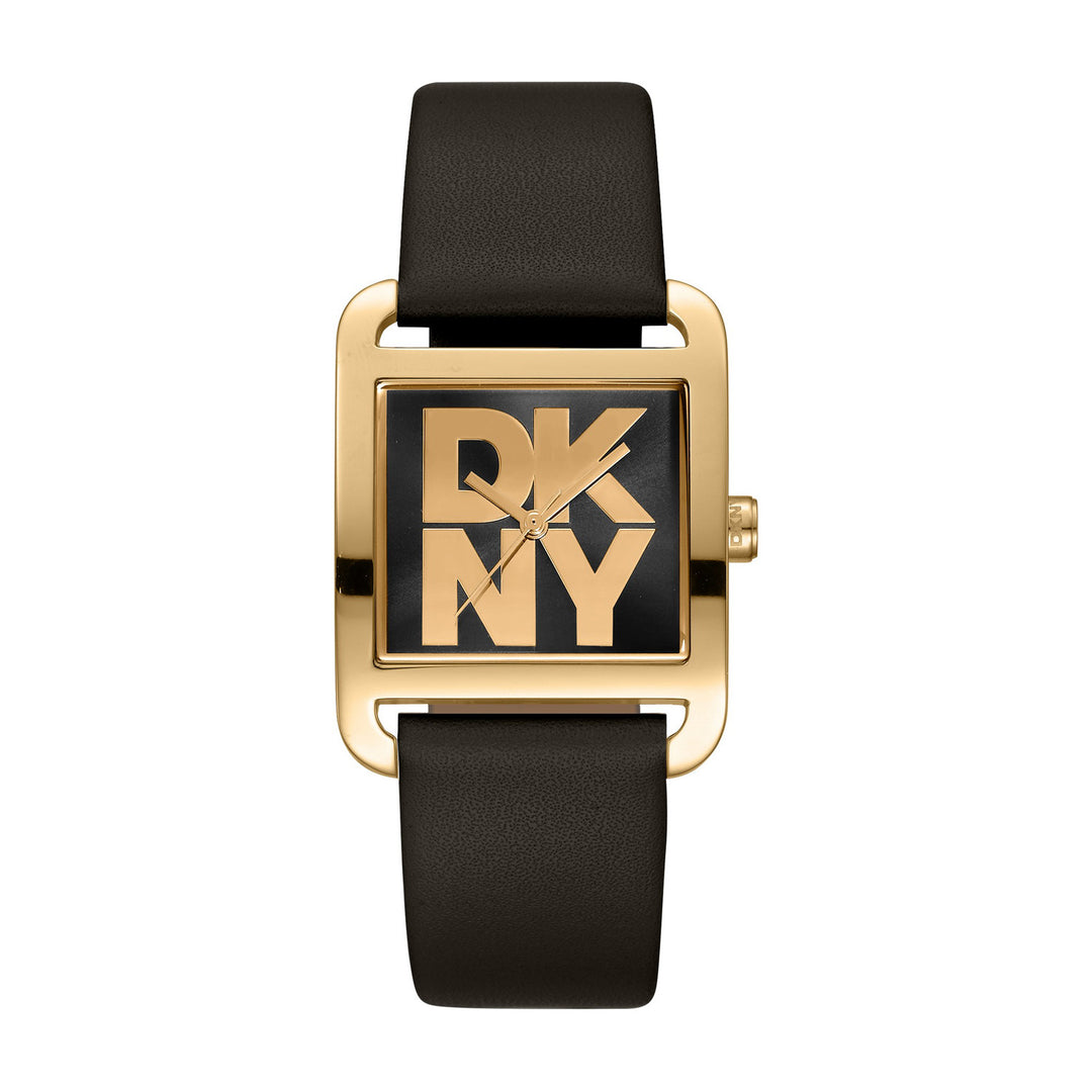 City Maxi Quartz Black Square Dial Women's Watch - DK1L001L0025