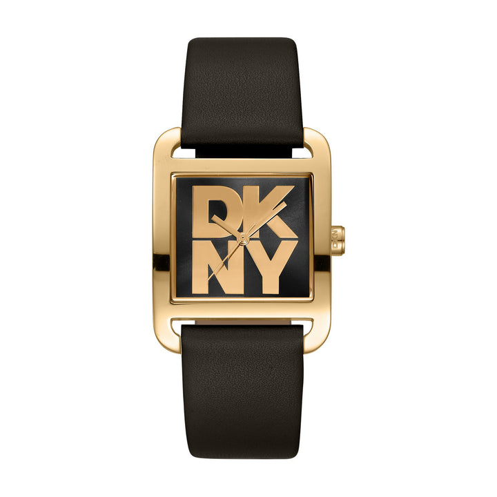City Maxi Quartz Black Square Dial Women's Watch - DK1L001L0025