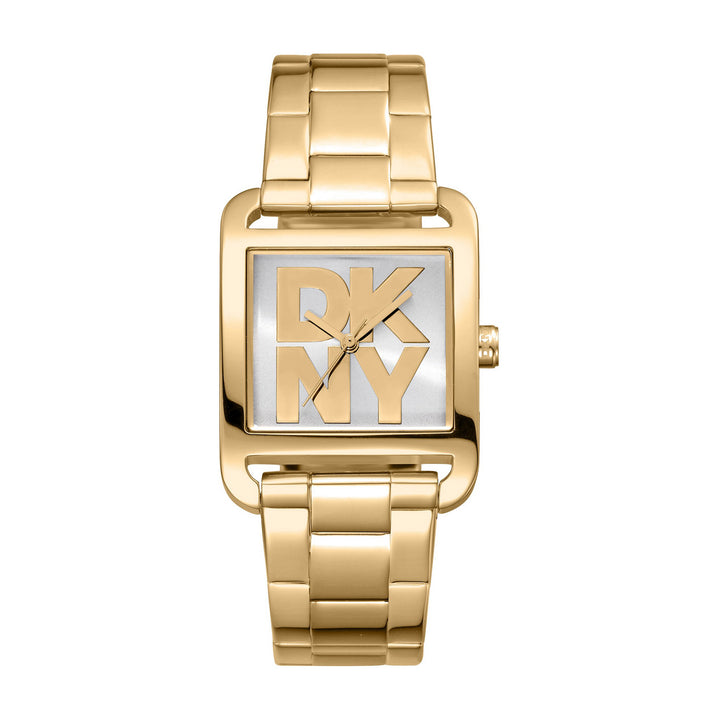 City Maxi Quartz Silver Square Dial Women's Watch - DK1L001M0045