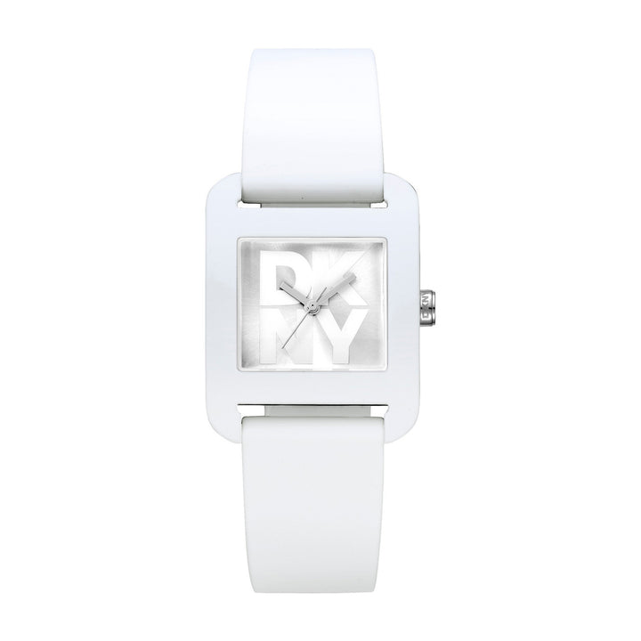 City Sport Quartz Silver Square Dial Women's Watch - DK1L002P0015