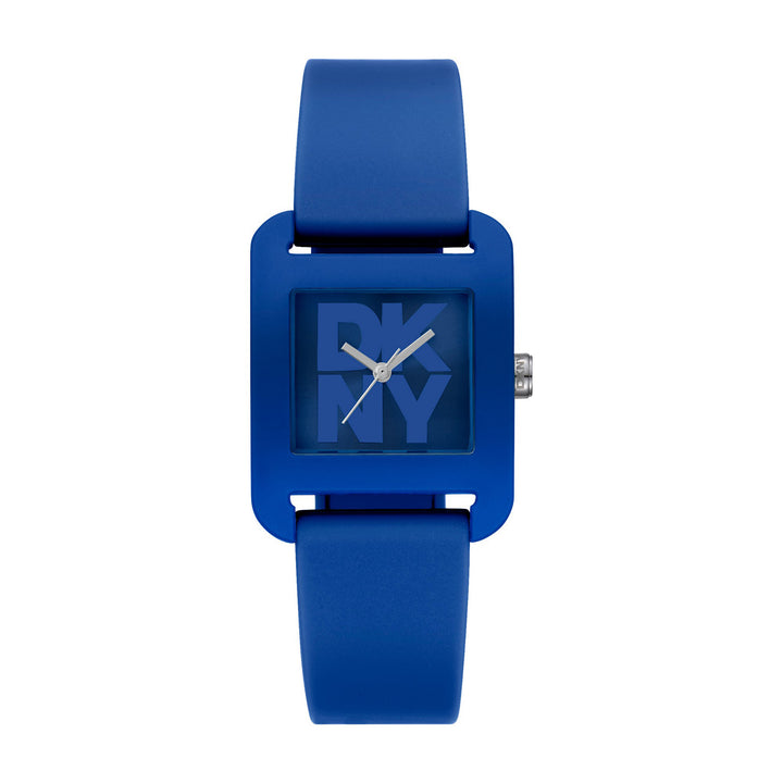 City Sport Quartz Blue Square Dial Women's Watch - DK1L002P0055