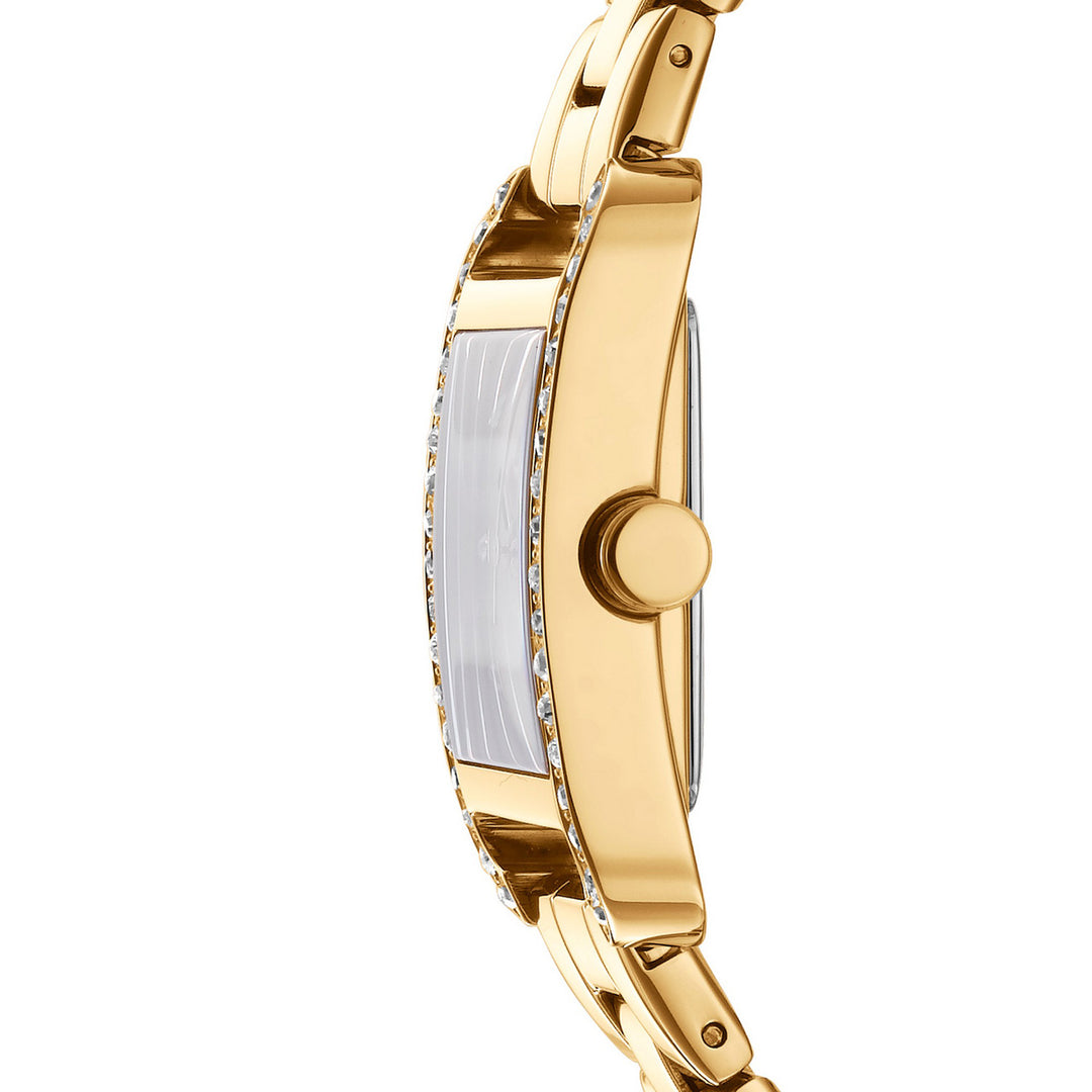 City Glitz Quartz Gold Square Dial Women's Watch - DK1L003M0025