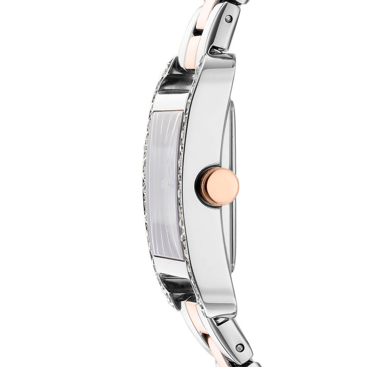 City Glitz Quartz Silver Square Dial Women's Watch - DK1L003M0055