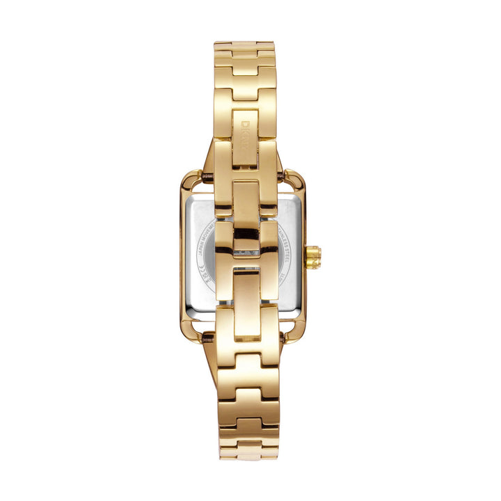 City Bangle Quartz Gold Square Dial Women's Watch - DK1L005M0025