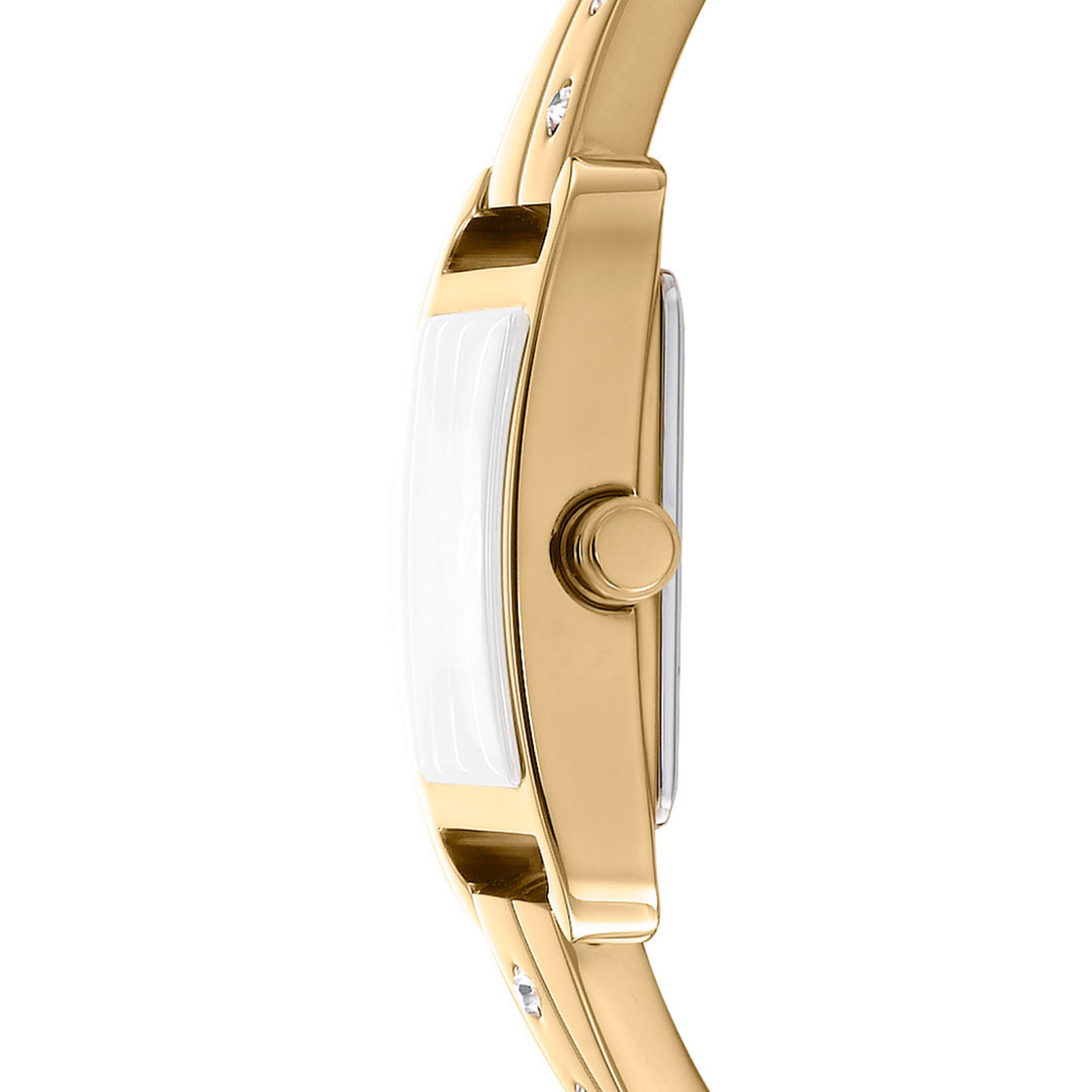 City Bangle Quartz Gold Square Dial Women's Watch - DK1L005M0025