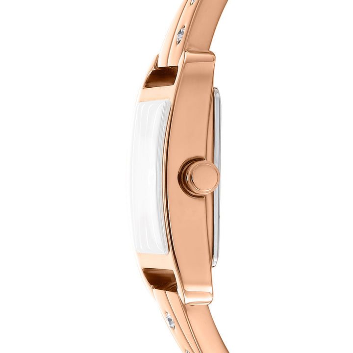 City Bangle Quartz Rose Gold Square Dial Women's Watch - DK1L005M0035