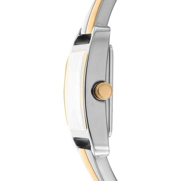 City Bangle Quartz Silver Square Dial Women's Watch - DK1L005M0115