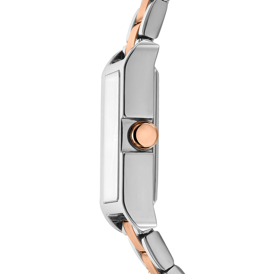 Westside Midi Quartz White Rectangular Dial Women's Watch - DK1L007M0105